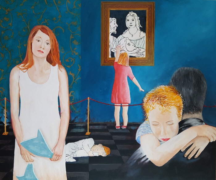2017-01 Family Outing, 100x120