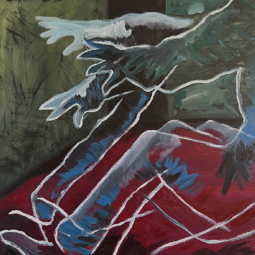 2022-03 No more Time, 2022, Acryl, 100x100